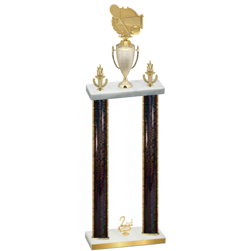 Double Black Glacier Second Place Tennis Trophy