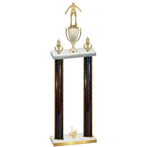 Double Black Glacier First Place Wrestling Trophy