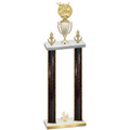 Double Black Glacier Fourth Place Bowling Trophy