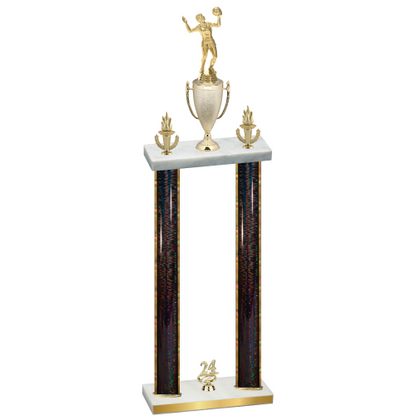 Double Black Glacier Year Volleyball Trophy