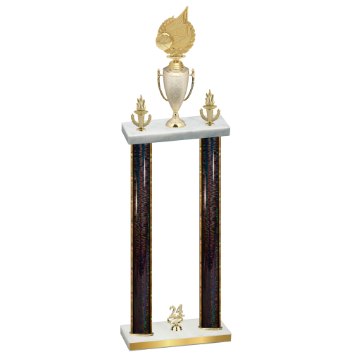 Double Black Glacier Year Volleyball Trophy
