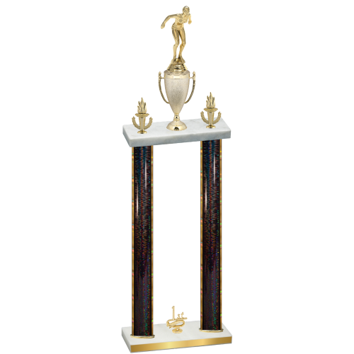 Double Black Glacier First Place Tennis Trophy