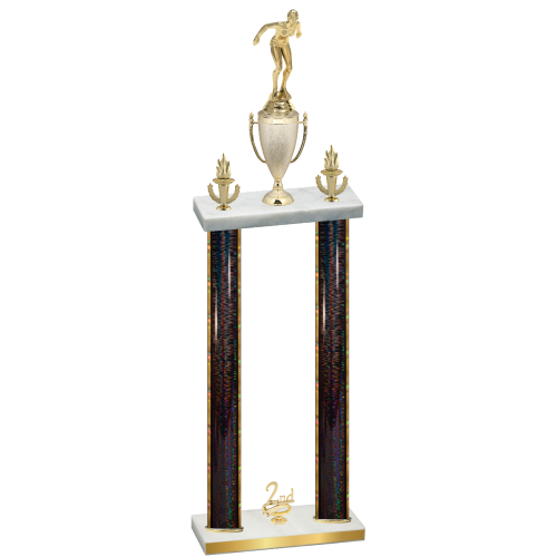 Double Black Glacier Second Place Tennis Trophy