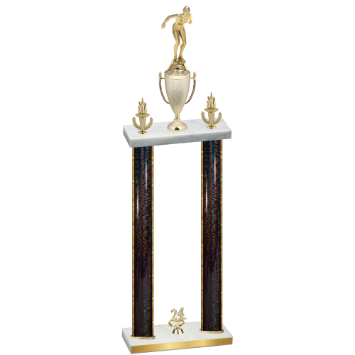 Double Black Glacier Year Tennis Trophy