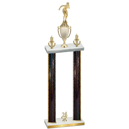Double Black Glacier Year Tennis Trophy
