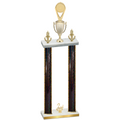 Double Black Glacier Second Place Insert Trophy