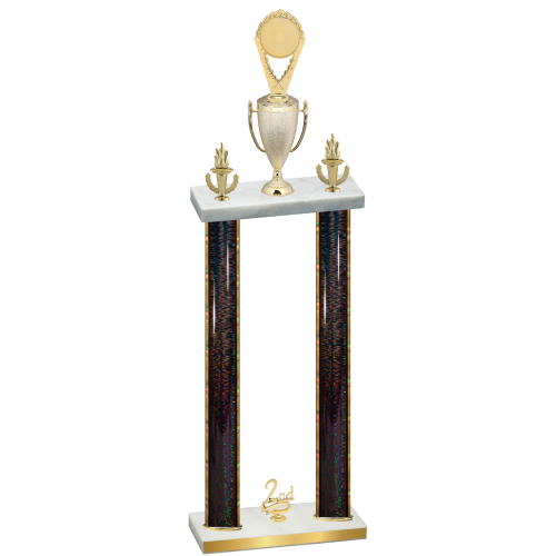 Double Black Glacier Second Place Insert Trophy