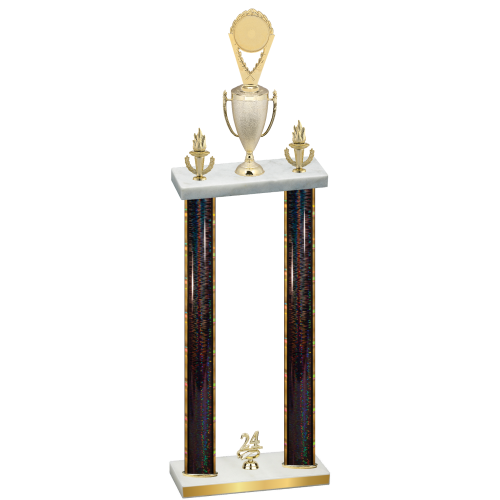 Double Black Glacier Year Insert Trophy