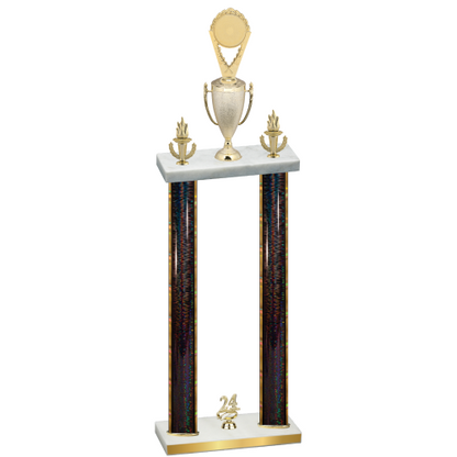 Double Black Glacier Year Insert Trophy