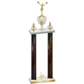 Double Black Glacier Second Place Cheerleading Trophy