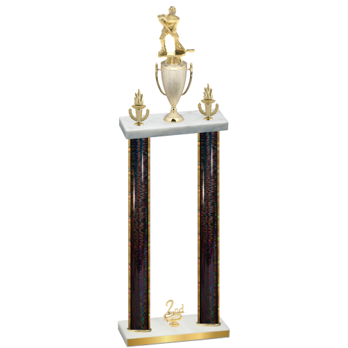 Double Black Glacier Second Place Hockey Trophy