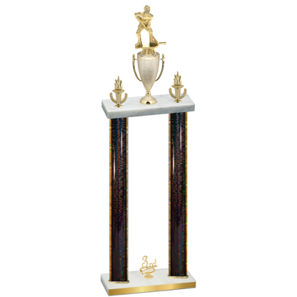 Double Black Glacier Third Place Hockey Trophy