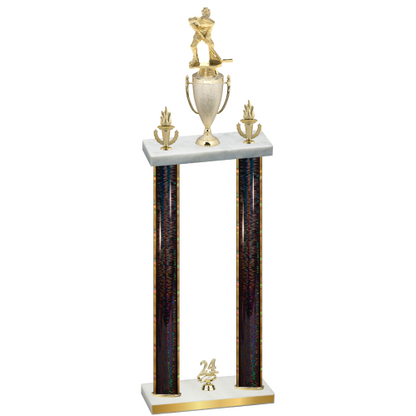 Double Black Glacier Year Hockey Trophy