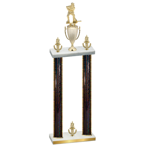 Double Black Glacier Victory Hockey Trophy