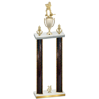 Double Black Glacier Year Hockey Trophy