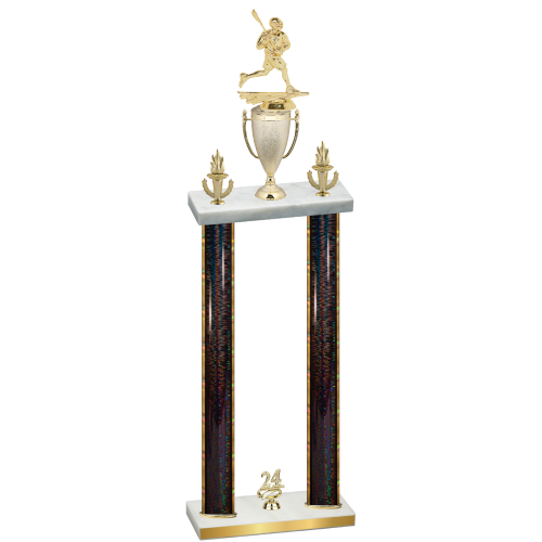Double Black Glacier Year Lacrosse Trophy