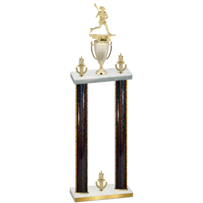 Double Black Glacier Victory Lacrosse Trophy