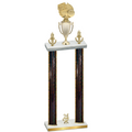 Double Black Glacier Year Basketball Trophy