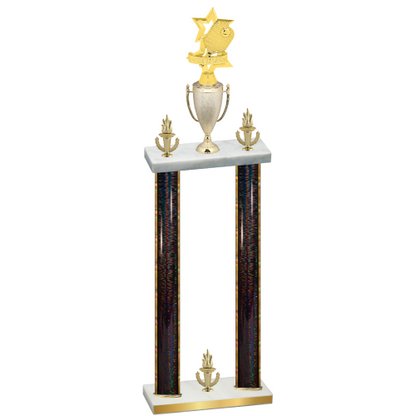 Double Black Glacier Victory Pickleball Trophy