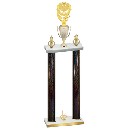 Double Black Glacier First Place Pickleball Trophy