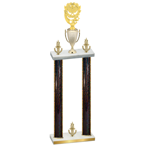 Double Black Glacier Victory Pickleball Trophy