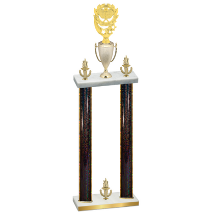Double Black Glacier Victory Pickleball Trophy