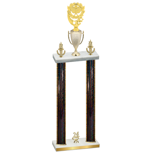 Double Black Glacier Year Pickleball Trophy