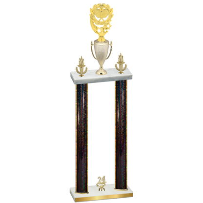Double Black Glacier Year Pickleball Trophy