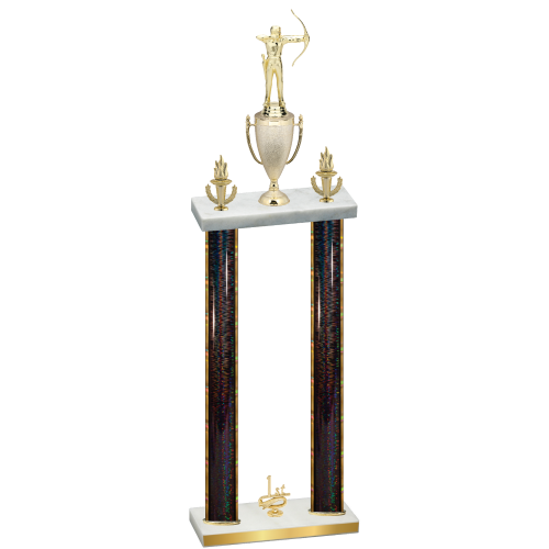 Double Black Glacier First Place Archery Trophy