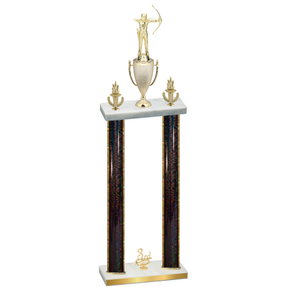 Double Black Glacier Third Place Archery Trophy