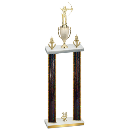 Double Black Glacier Year Archery Trophy