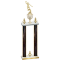 Double Black Glacier Victory Basketball Trophy