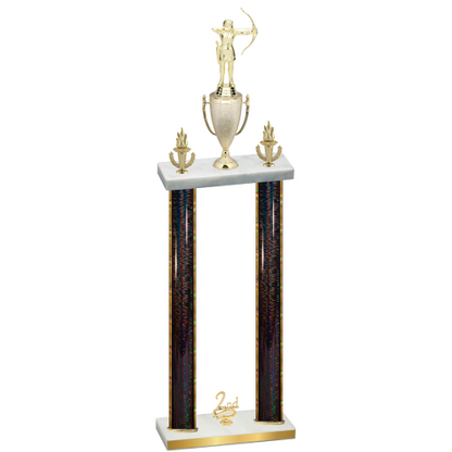 Double Black Glacier Second Place Archery Trophy
