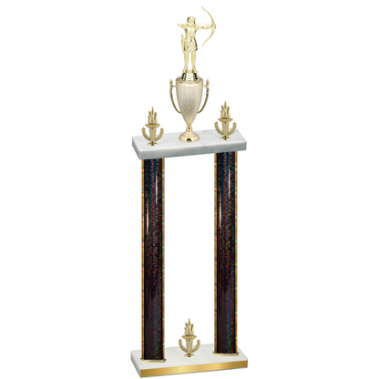 Double Black Glacier Victory Archery Trophy