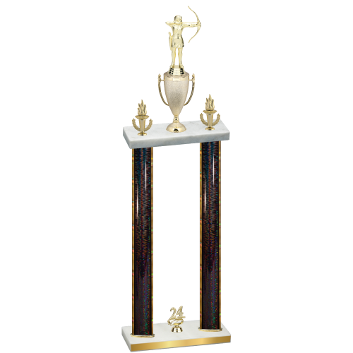 Double Black Glacier Year Archery Trophy