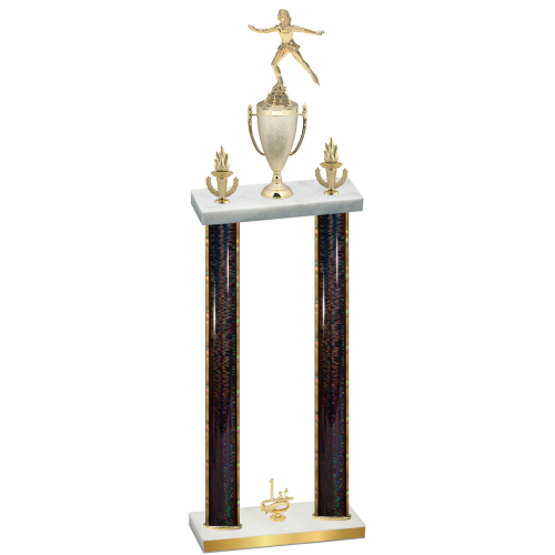 Double Black Glacier First Place Skater Trophy