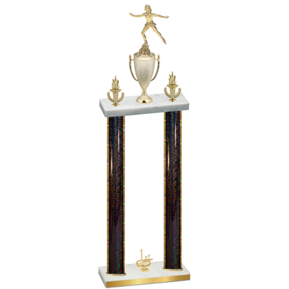 Double Black Glacier First Place Skater Trophy