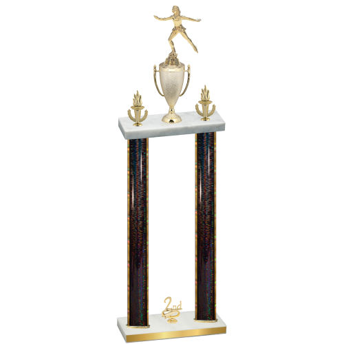 Double Black Glacier Second Place Skater Trophy