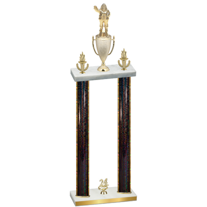 Double Black Glacier Year Holiday Trophy