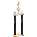 Double Black Glacier Fourth Place Majorette Trophy