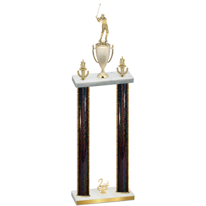Double Black Glacier Second Place Golf Trophy