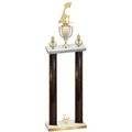 Double Black Glacier Second Place Golf Trophy