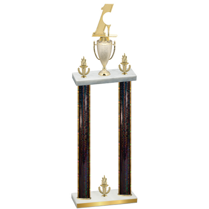 Double Black Glacier Victory Golf Trophy