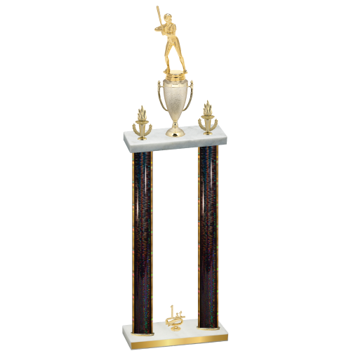 Double Black Glacier First Place Softball Trophy