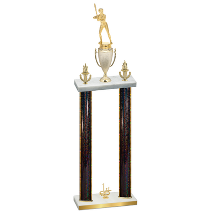 Double Black Glacier First Place Softball Trophy