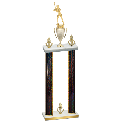 Double Black Glacier Victory Softball Trophy