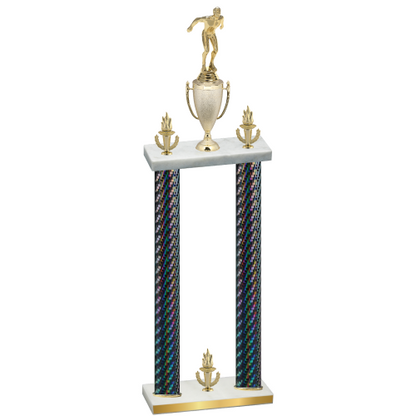 Double Black Carbon Fiber Victory Swimming Trophy