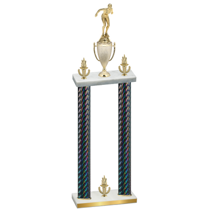Double Black Carbon Fiber Victory Tennis Trophy