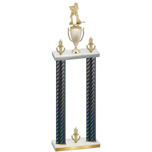 Double Black Carbon Fiber Victory Hockey Trophy