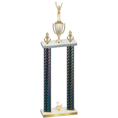 Double Black Carbon Fiber Second Place Victory Trophy